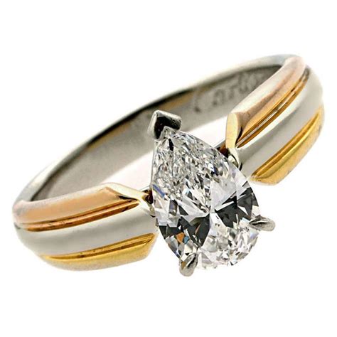 cartier gold engagement rings|cartier sapphire engagement ring.